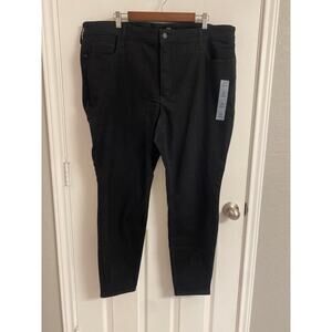 Old Navy Black Rockstar Super Skinny Jeans Size 24 Casual